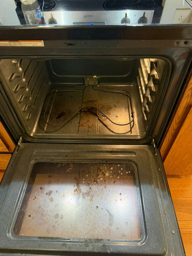 Before and After - Oven Cleaning
